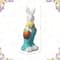 Glitzhome® 17.25" Easter Bunny Boy with Carrots Table Décor